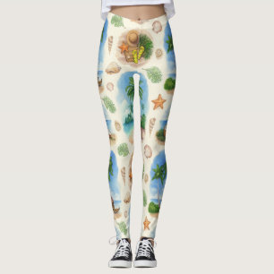 Mehndi Design: Curved Doodle Tracery Leggings