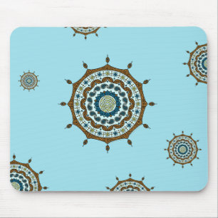 Mehndi Fantasy Copper Mousepad