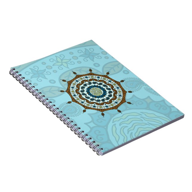 Mehndi Fantasy Copper Notebook (Right Side)
