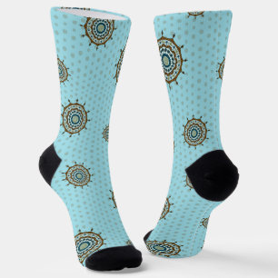 Mehndi Fantasy Copper Socks