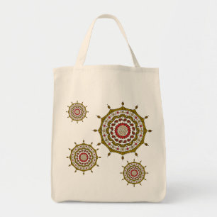 Mehndi Fantasy Gold Light Tote Bag