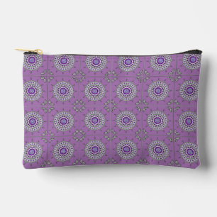 Mehndi Fantasy Silver Accessory Pouch