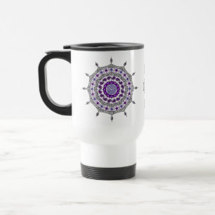 Mehndi Fantasy Silver Mug