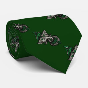 Mehndi Ganesha (Green) Tie
