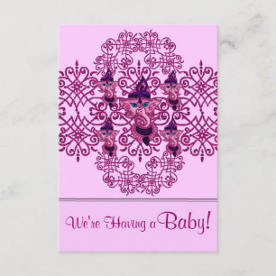 Mehndi Ganesha (Pink) Invitation