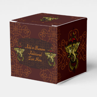 Mehndi Ganesha (Red) Favour Box