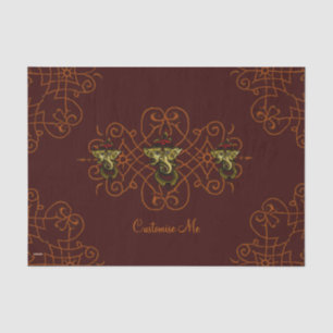 Mehndi Ganesha (Red) Tissue Paper