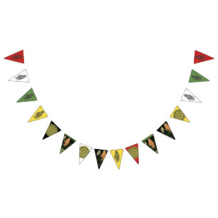 Mehndi Hand Design Bunting for Glamping Bunting