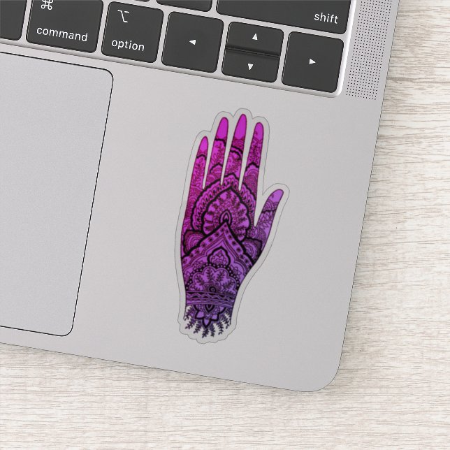 Mehndi Hand Tattoo Art Tinted  (Detail)