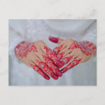Mehndi Henna Red White Celebration