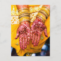 Mehndi Henna Red Yellow Celebration Tradition
