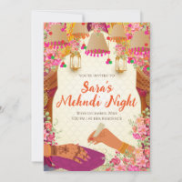 Mehndi invite & Digital Mehendi invitation