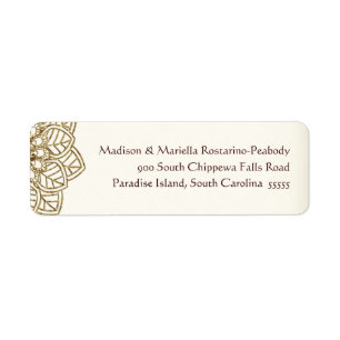 Mehndi Lace (Return Address Labels)