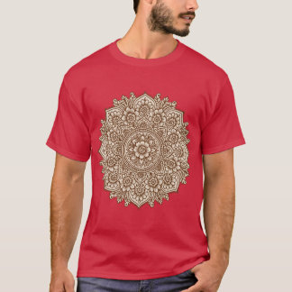 Mehndi Mandala Intricate Henna Floral Ornament Des T-Shirt