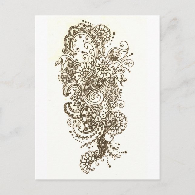 Mehndi Postcard (Front)