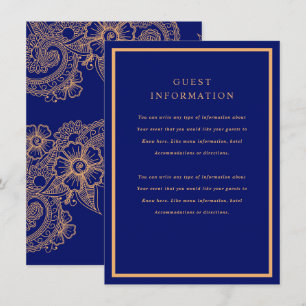 Mehndi Wedding Insert