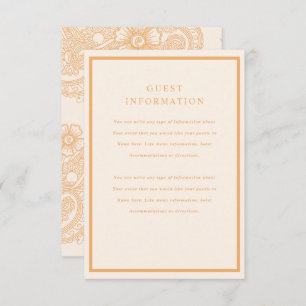 Mehndi Wedding Insert