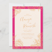 Mehndi Wedding Invitations