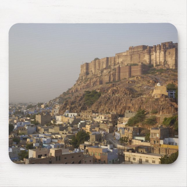 Mehrangarh Fort of Jodhpur. Rajasthan, INDIA. Mouse Mat (Front)