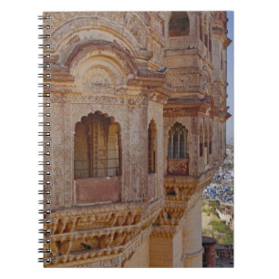 Mehrangarh Fort towering above Jodhpur, The Blue Notebook