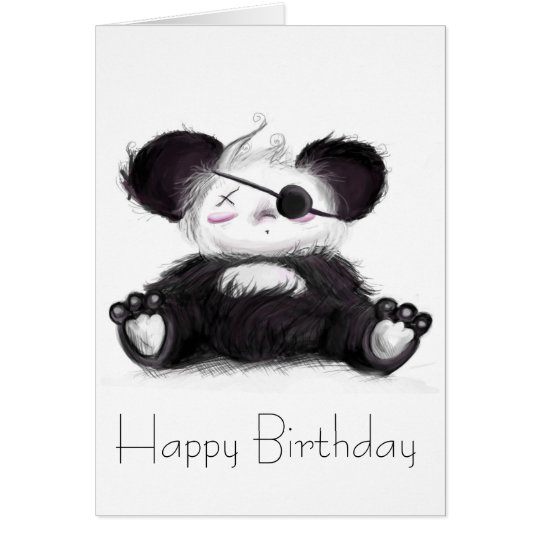Mei Mei Panda Pirate Card