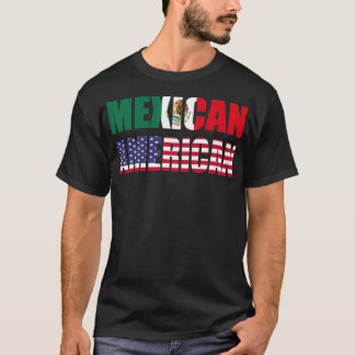 Meican American Flag  T-Shirt