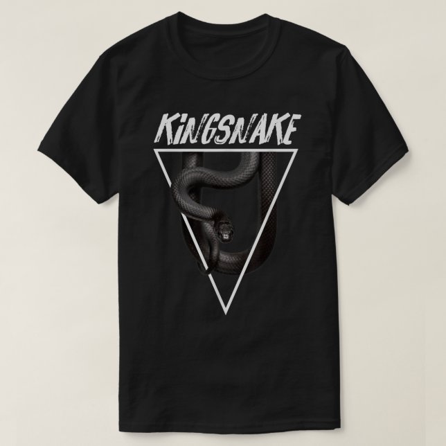 Meican Black Kingsnake Snake Owner  T-Shirt (Design Front)