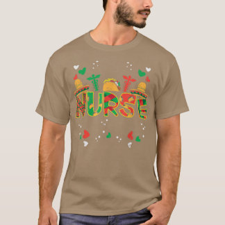 Meican Nurse Cinco De Mayo Nurse Women Scrub Top R