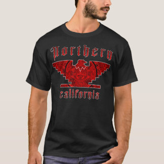 Meico Mens Huelga Bird Flag Norther California fly T-Shirt