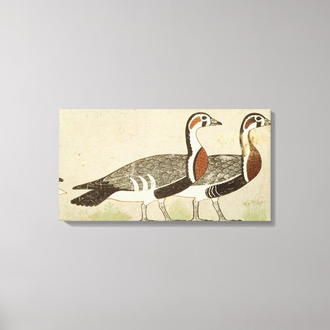 Meidum geese, from the Tomb of Nefermaat and Canvas Print (Front)