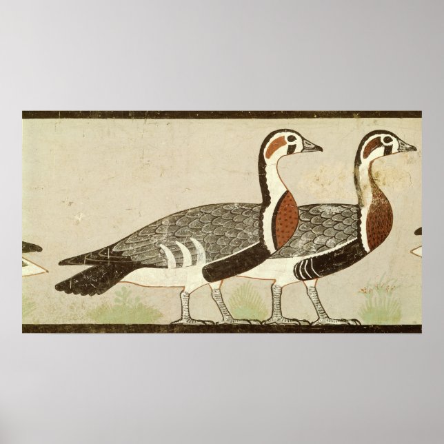 Meidum geese, from the Tomb of Nefermaat and Poster (Front)