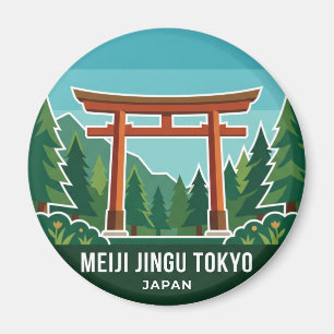 Meiji Jingu Shrine Japan Magnet