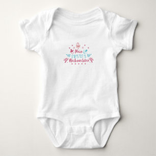 Mein Erstes Weinachten My First Christmas Baby Bodysuit