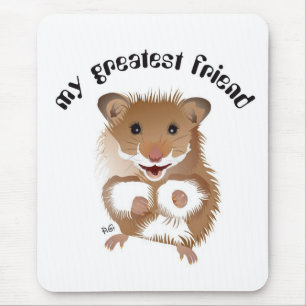 Mein grösster Freund, Hamster Mauspad Mouse Mat