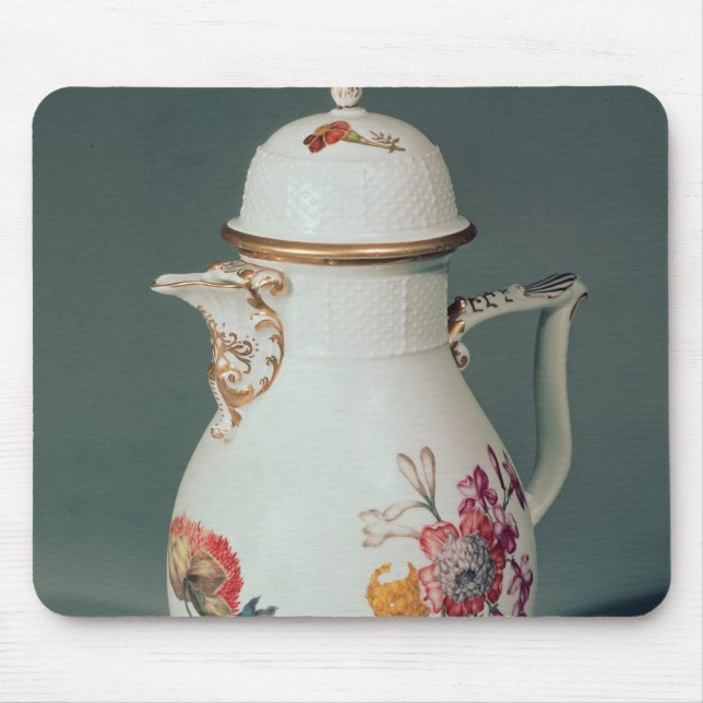 Meissen coffee pot, c.1740-50 mouse mat (Front)