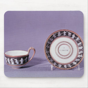 Meissen cup and saucer, late 18th century mouse mat