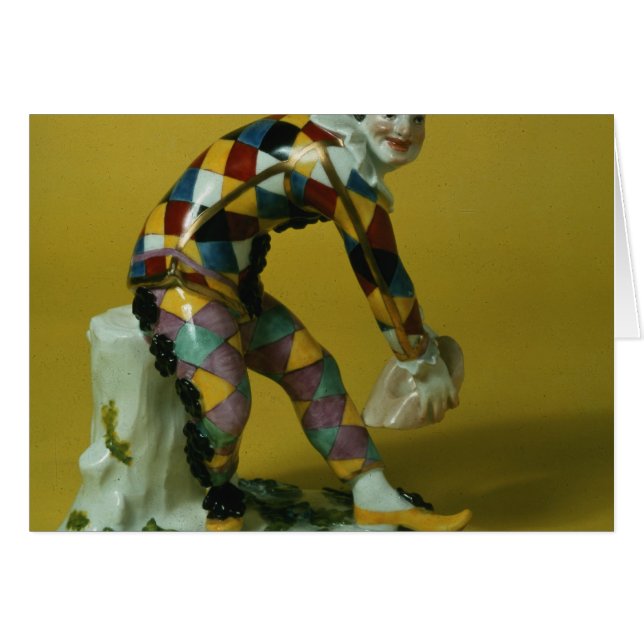 Meissen figure of Harlequin, c.1750 (Front Horizontal)