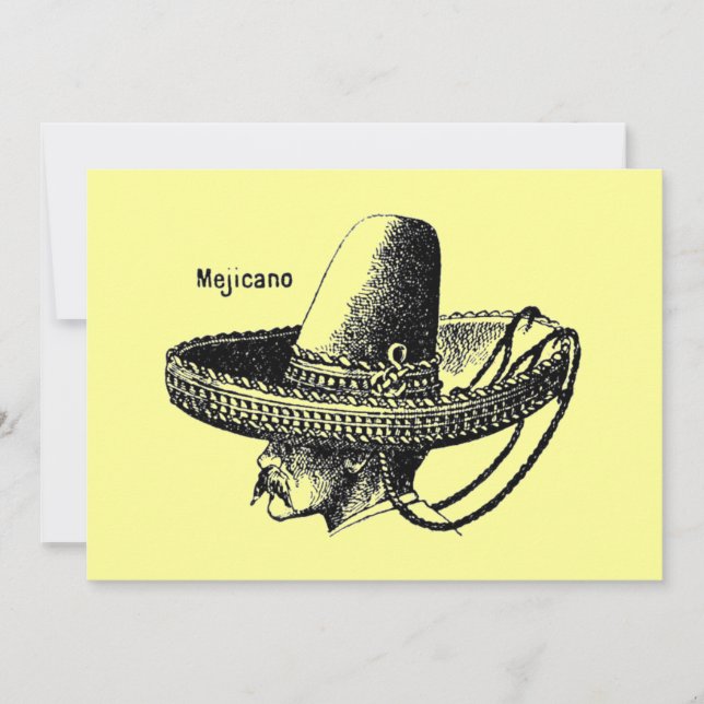 Mejicano-Mexicano Invitation (Front)