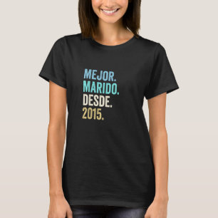 Mejor Marido Desde 2015 7th Wedding Anniversary 7 T-Shirt