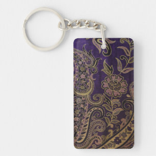 Mekong Floral Detail Key Ring