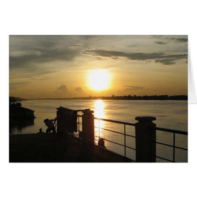 Mekong River Sunset ... Nong Khai, Isaan, Thailand (Front Horizontal)