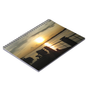 Mekong River Sunset ... Nong Khai, Isaan, Thailand Notebook