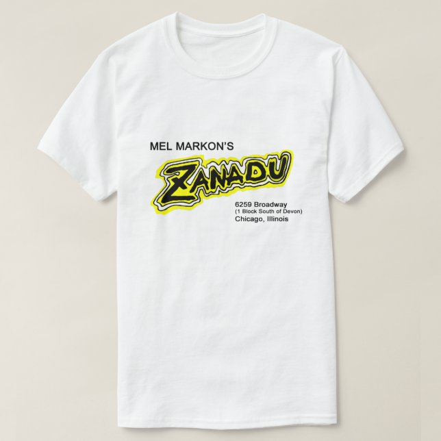 Mel Markon's, Zanadu, Chicago, Illinois T-Shirt (Design Front)