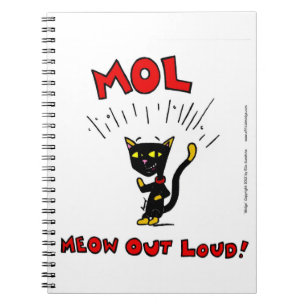 Mel "MOL: MEOW OUT LOUD" Notebook