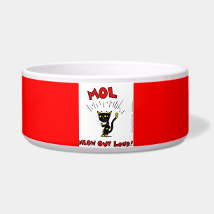 Mel "MOL: MEOW OUT LOUD" Pet Bowl