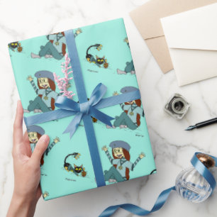 Mel the Cat and Maizy Hanukkah Wrapping Paper