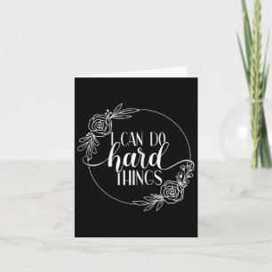 Mela Motivational Workout Designs I Can Do Hard Th Card