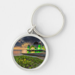Melaka During Sunset Masjid Selat Key Ring