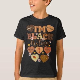 Melanated Motivated Educated Black History Month  T-Shirt