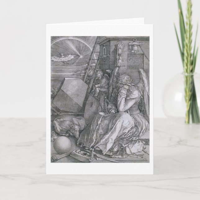 Melancholia, Albrecht Durer Card (Front)